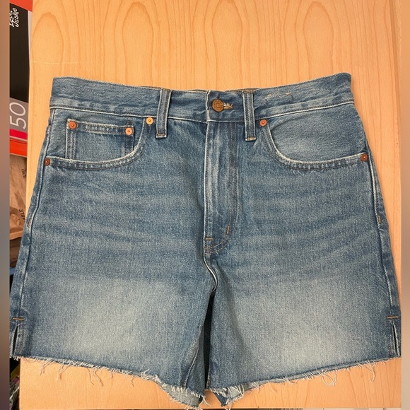 Madewell Rexlaxed Mid-length Denim Shorts - Picture 2 of 4